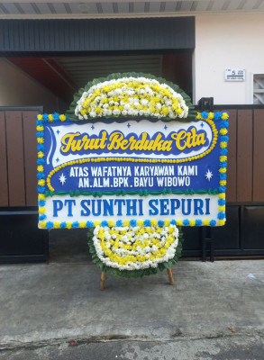 Papan Bunga Duka di Kalijati