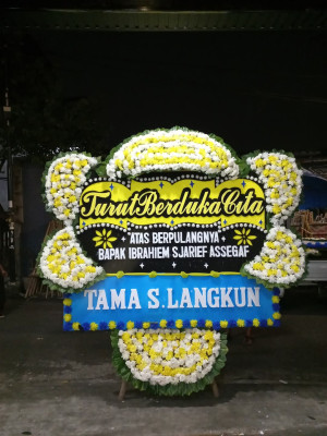 Papan Bunga Duka di Kalijati